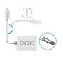 Naztech 3.5mm MFi Certified Audio + Charging Adapter with Lightning Cable, White (14596)~#|#~sp187674493_sc7