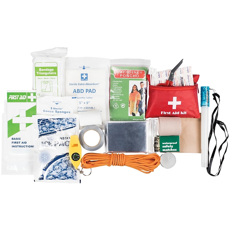 Life+Gear Dry Bag First Aid & Survival Kit, 130 Pieces  (41-3820) image 1