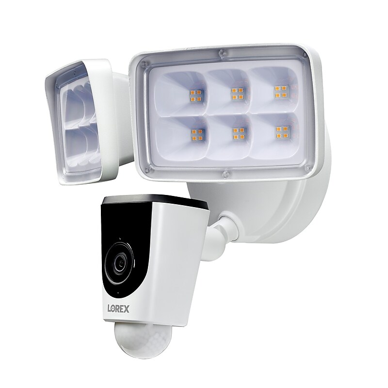 Lorex 1080p Full HD Wi-Fi Floodlight Camera, White (V261LCD-E) image 1
