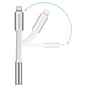 Naztech 3.5mm MFi-Certified Audio Adapter with Lightning Connector, White (14647)~#|#~sp189385811_sc7