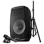 Gemini Active 15" Bluetooth Loudspeaker with Stand & Wired Microphone, Black (AS-2115BT-PK)~#|#~sp189488235_sc7