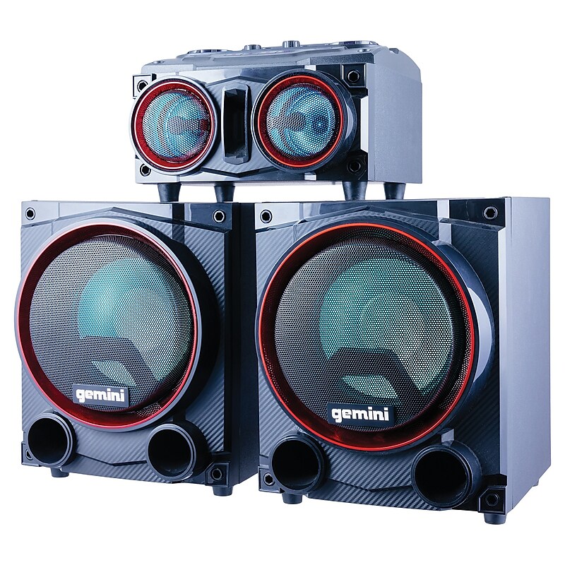 Gemini Bluetooth Home Party System, Black (GSYS-2000) image 1