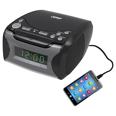 Naxa Digital Alarm Clock Radio and CD Player - Thumbnail 4