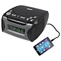 Naxa Digital Alarm Clock Radio and CD Player, Black (NRC175)~#|#~sp189488448_sc7