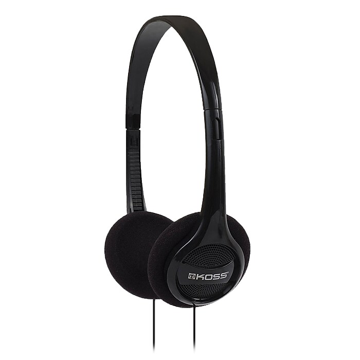 【中古】 Koss KPH7 軽量ポータブルオンイヤーヘッドホンセット ブラック 10個パック Koss KPH7 On-Ear Headphones, Black (KSSKPH7KHB) | Staples
