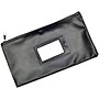Nadex Coins Vinyl Zippered Bank Deposit Cash & Coin Bags with Card Window, Black (NCB9-1002-BLK)~#|#~sp189571062_sc7