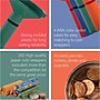 Nadex Coins 252 Coin Wrappers with Coin-Sorter Tubes, Assorted Colors (NCS8-1006-252)~#|#~sp189571087_sc7