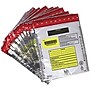 Nadex Coins FRAUDSTOPPER 9" x 12" Tamper-Evident Bank Deposit Bags, Clear, 100/Pack (NCS8-1182)~#|#~sp189571119_sc7