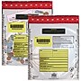 Nadex Coins FRAUDSTOPPER 9" x 12" Tamper-Evident Bank Deposit Bags, Clear, 100/Pack (NCS8-1182)~#|#~sp189571120_sc7