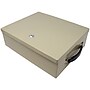 Nadex Coins Fire-Retardant Security Box with Keyed Lock, Beige (NCS8-2010)~#|#~sp189571137_sc7