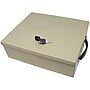 Nadex Coins Fire-Retardant Security Box with Keyed Lock, Beige (NCS8-2010)~#|#~sp189571138_sc7
