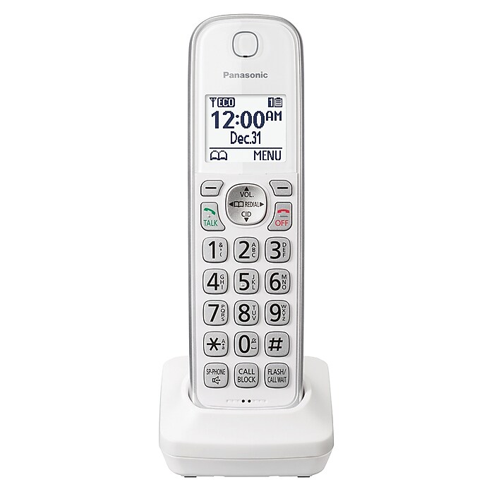 Panasonic Extra Handset for TGD/TGC Series, White (PANKXTGDA50W1