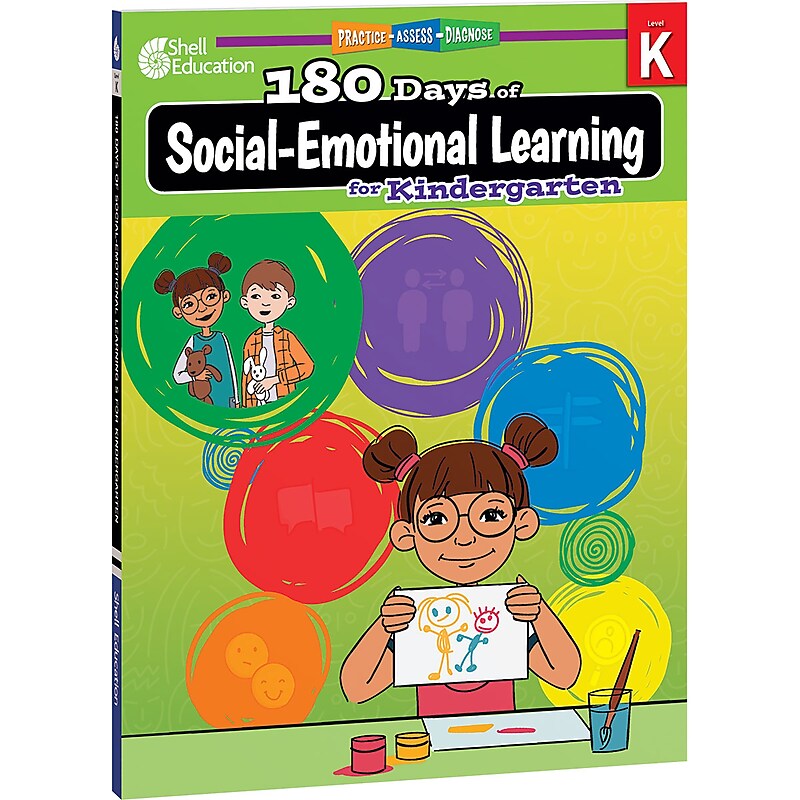 Shell Education 180 Days of Social-Emotional Learning for Kindergarten Activity Book image 1