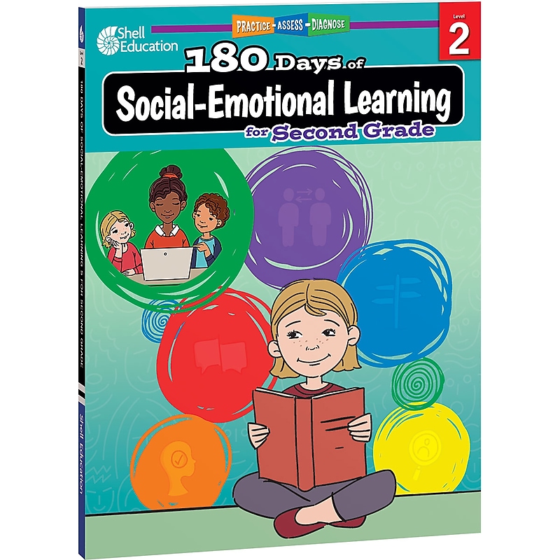 Shell Education 180 Days of Social-Emotional Learning for Second Grade Activity Book image 1