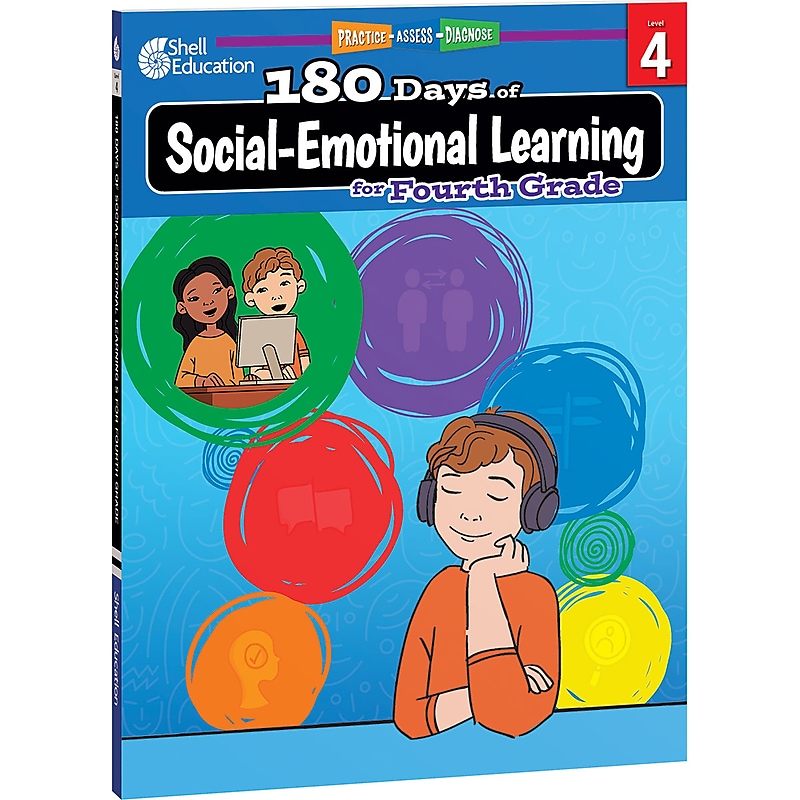 Shell Education 180 Days of Social-Emotional Learning for Fourth Grade Activity Book image 1