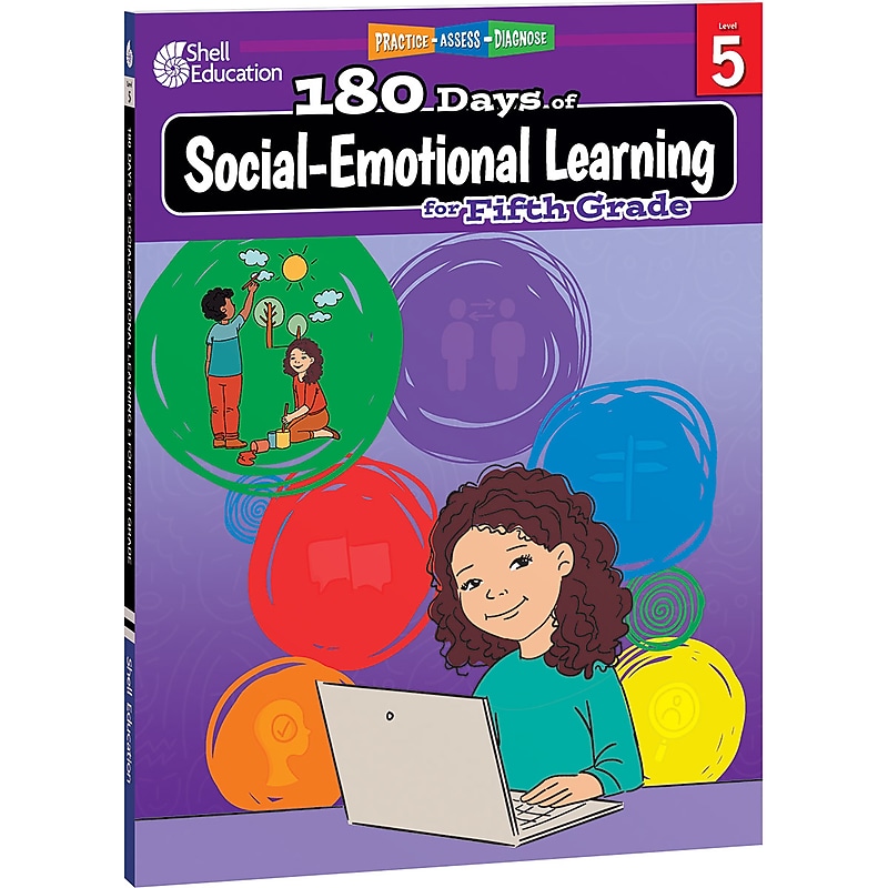 Shell Education 180 Days of Social-Emotional Learning for Fifth Grade Activity Book image 1