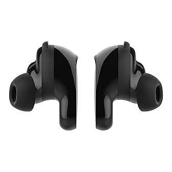 Bose QuietComfort Earbuds II Noise-Canceling True Wireless In-Ear Earphones, Bluetooth, Triple Black (870730-0010)