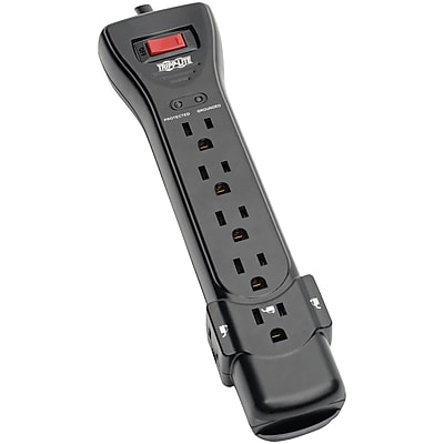 Tripp Lite Protect It! 7-Outlet Surge Protector Power Strip, 25 ft., Black (SUPER725B) Sansujyuku sansujyuku.com