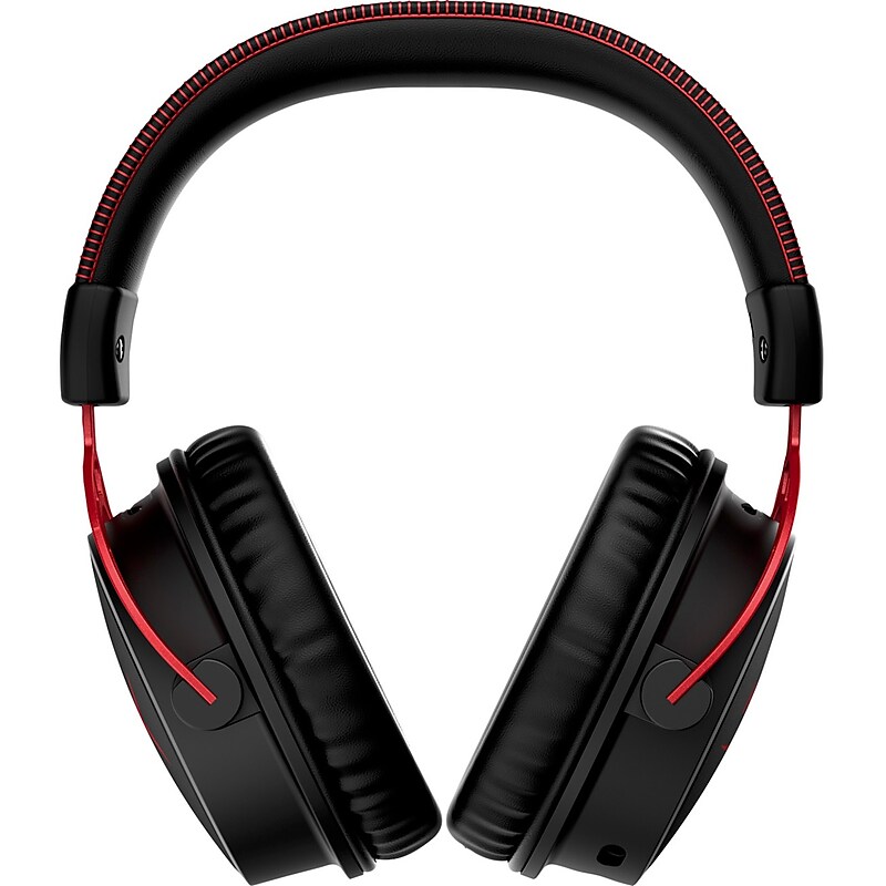 HyperX Cloud Alpha Wireless Noise Canceling Over-the-Ear Stereo Gaming Headset, Black/Red (4P5D4AA) image 1