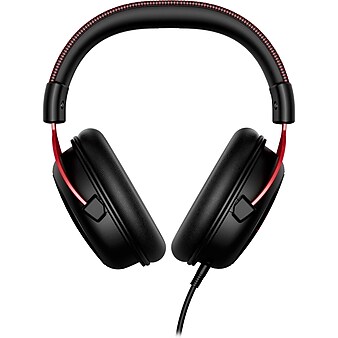 HyperX Cloud II Wired Noise Canceling Over-the-ear Stereo Gaming Headset, Black/Red (4P5M0AA)