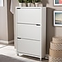 Baxton Studio Simms 3-Door Shoe Storage Cabinet, White (99-4514-HiT)~#|#~sp190299528_sc7