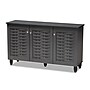 Baxton Studio Winda 3-Door Shoe Storage Cabinet, Dark Gray (152-9167-HiT)~#|#~sp190299988_sc7