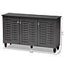Baxton Studio Winda 3-Door Shoe Storage Cabinet, Dark Gray (152-9167-HiT)~#|#~sp190299989_sc7