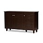 Baxton Studio Winda 3-Door Shoe Storage Cabinet, Dark Brown (118-6514-HiT)~#|#~sp190300118_sc7