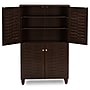 Baxton Studio Winda 4-Door Shoe Storage Cabinet, Dark Brown (118-6515-HiT)~#|#~sp190300122_sc7