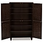 Baxton Studio Winda 4-Door Shoe Storage Cabinet, Dark Brown (118-6515-HiT)~#|#~sp190300124_sc7
