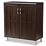 Baxton Studio Excel 35.1" High 2-Shelf Storage Cabinet, Dark Brown (119-6498-HiT)~#|#~sp190525590_sc7