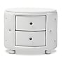 Baxton Studio Davina 19.31" High 2-Drawer Nightstand, White (122-6755-HiT)~#|#~sp190525595_sc7