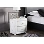 Baxton Studio Davina 19.31" High 2-Drawer Nightstand, White (122-6755-HiT)~#|#~sp190525600_sc7