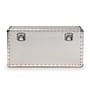Baxton Studio Serge 13.98" High Storage Trunk, Silver (160-10246-HiT)~#|#~sp190526154_sc7