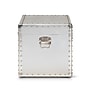 Baxton Studio Serge 13.98" High Storage Trunk, Silver (160-10246-HiT)~#|#~sp190526726_sc7