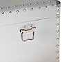 Baxton Studio Serge 13.98" High Storage Trunk, Silver (160-10246-HiT)~#|#~sp190526737_sc7