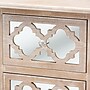 Baxton Studio Celia 26.38" High 2-Drawer Nightstand, Natural and Mirror (162-10263-HiT)~#|#~sp190526760_sc7