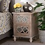 Baxton Studio Celia 26.38" High 2-Drawer Nightstand, Natural and Mirror (162-10263-HiT)~#|#~sp190526770_sc7