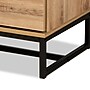 Baxton Studio Reid 38.98" High 4-Drawer Dresser, Oak and Black (162-10296-HiT)~#|#~sp190527180_sc7