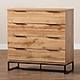 Baxton Studio Reid 38.98" High 4-Drawer Dresser, Oak and Black (162-10296-HiT)~#|#~sp190527182_sc7