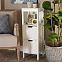 Baxton Studio Reuben 35.04" High 1-Shelf Storage Cabinet, White (163-10299-HiT)~#|#~sp190527190_sc7