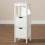 Baxton Studio Reuben 35.04" High 1-Shelf Storage Cabinet, White (163-10299-HiT)~#|#~sp190527191_sc7