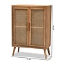 Baxton Studio Alina 44.29" High 2-Shelf Storage Cabinet, Medium Oak (162-10554-HiT)~#|#~sp190527324_sc7