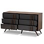 Baxton Studio Naoki 25.6" High 6-Drawer Dresser, Grey and Walnut (168-10930-HiT)~#|#~sp190527326_sc7