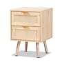 Baxton Studio Baird 21.7" High 2-Drawer Nightstand, Oak Brown (176-11249-HiT)~#|#~sp190527335_sc7