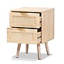 Baxton Studio Baird 21.7" High 2-Drawer Nightstand, Oak Brown (176-11249-HiT)~#|#~sp190527336_sc7