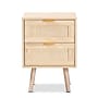 Baxton Studio Baird 21.7" High 2-Drawer Nightstand, Oak Brown (176-11249-HiT)~#|#~sp190527337_sc7