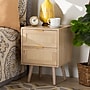 Baxton Studio Baird 21.7" High 2-Drawer Nightstand, Oak Brown (176-11249-HiT)~#|#~sp190527341_sc7