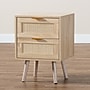 Baxton Studio Baird 21.7" High 2-Drawer Nightstand, Oak Brown (176-11249-HiT)~#|#~sp190527342_sc7