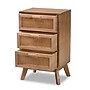 Baxton Studio Baden 26" High 3-Drawer Nightstand, Natural Brown and Walnut Brown (201-12259-HiT)~#|#~sp190527446_sc7